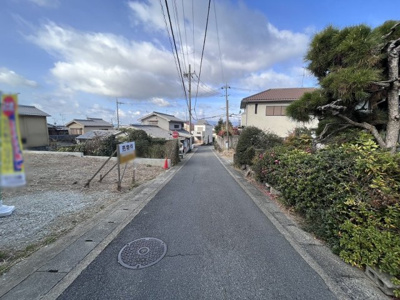 【前面道路含む現地写真】 | 宇治市木幡檜尾2号地　売土地