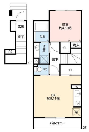 【間取り】 | Ｓｈａｌｏｍ芦池