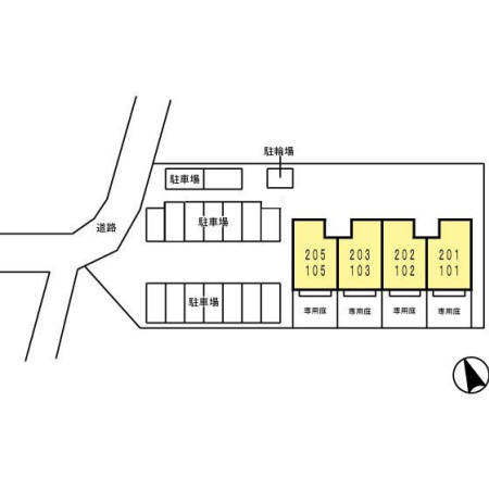 ホワイトクローバーの区画図