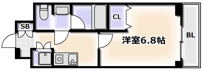 【間取り】 | KDXレジデンス難波南