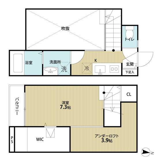 【間取り】 | レオルガ伊都