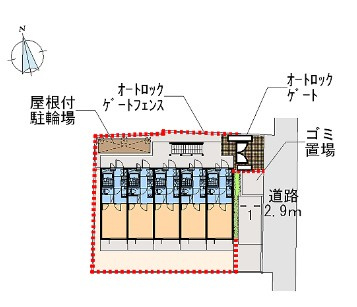 レオパレスグランシャリオの区画図