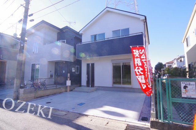 越谷市上間久里　新築戸建て　全1棟の外観