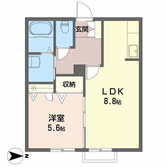 【間取り】 | Sofia | 1LDK