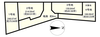 【土地図】 | ガーデンヒル西河原Ⅱ　4号地