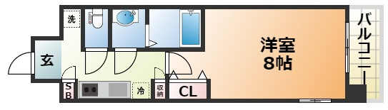 W-STYLE神戸Ⅱの間取り