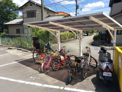 【その他共用部分】 | アビタシオン京口 | 屋根付きの駐輪場もあります！！ 