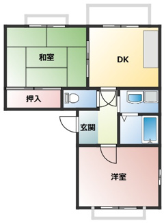 【間取り】 | アビタシオン京口