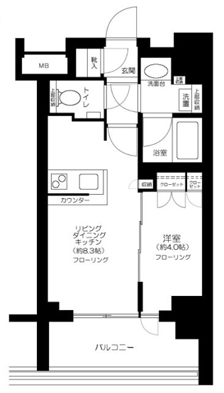 【間取り】 | クレヴィア日暮里 THE RESIDENCE