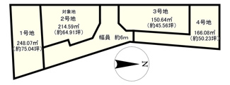 【土地図】 | ガーデンヒル西河原Ⅱ　2号地
