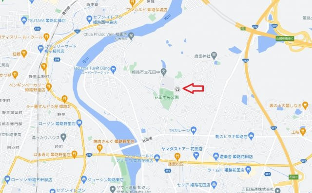 姫路市飾東町佐良和　中古戸建の地図