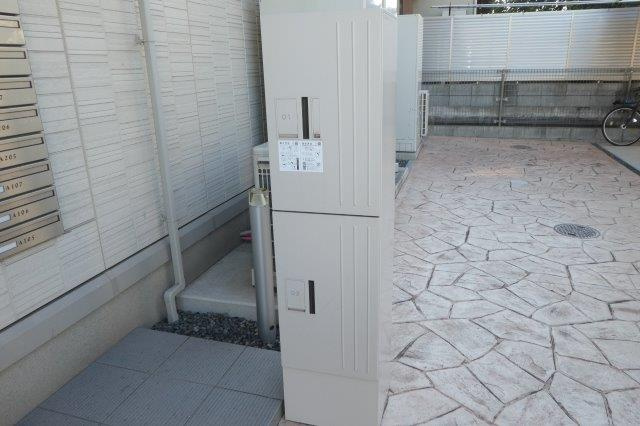 倉敷市田ノ上のアパートのその他共用部分|宅配ボックス完備