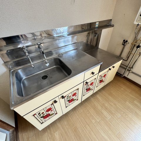 蘭東コーポのキッチン