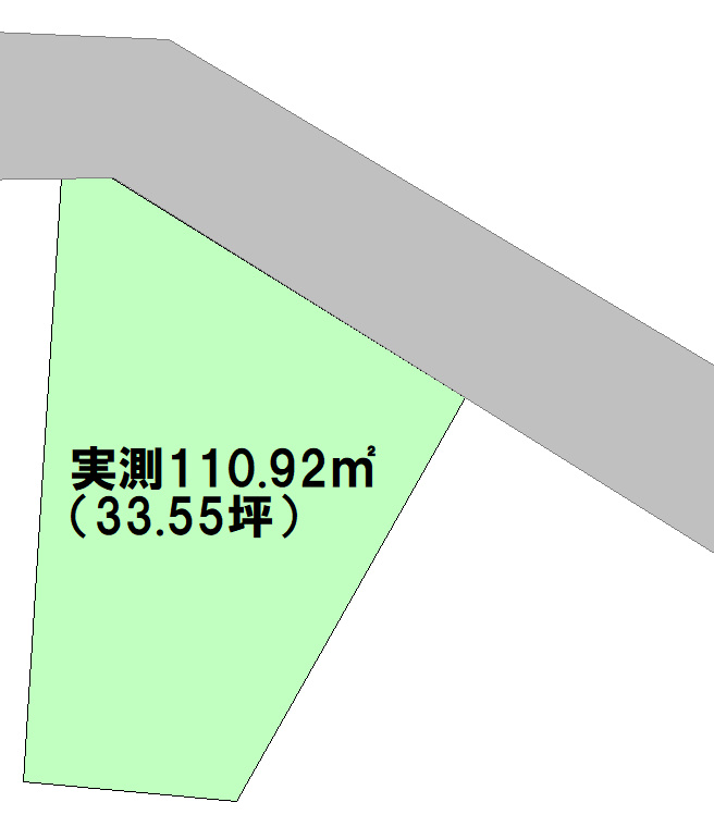 高知市昭和町　売土地の土地図