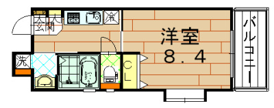 アスヴェル京都東山五条の間取り