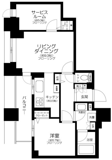 【間取り】 | ザ・ハシモトタワー
