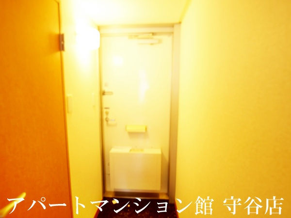 レオパレス内守谷の玄関