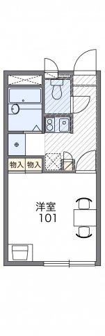 レオパレス内守谷の間取り|画像2