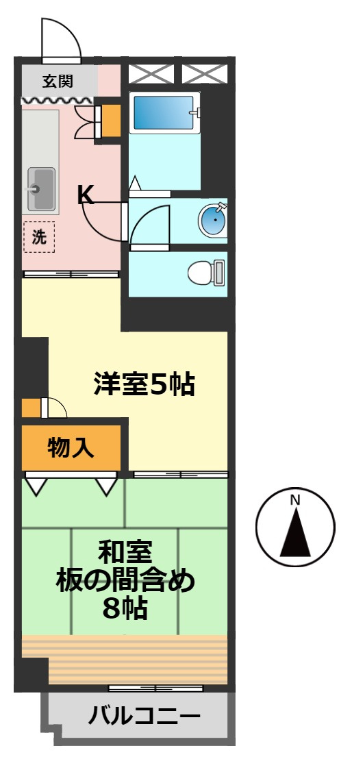 ハオスローレライの間取り