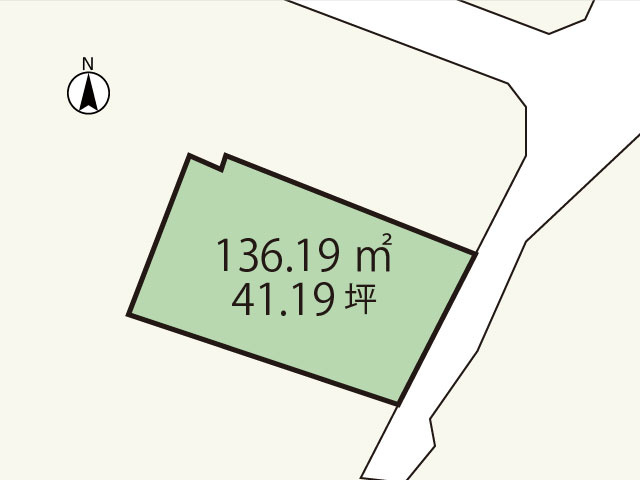 広島市西区己斐西町　土地の土地図
