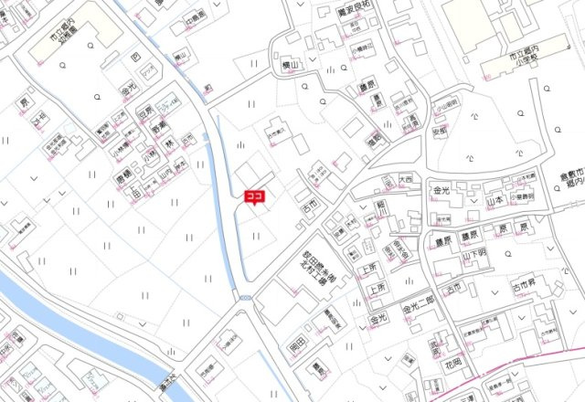 林のお洒落で使いやすいお家の地図