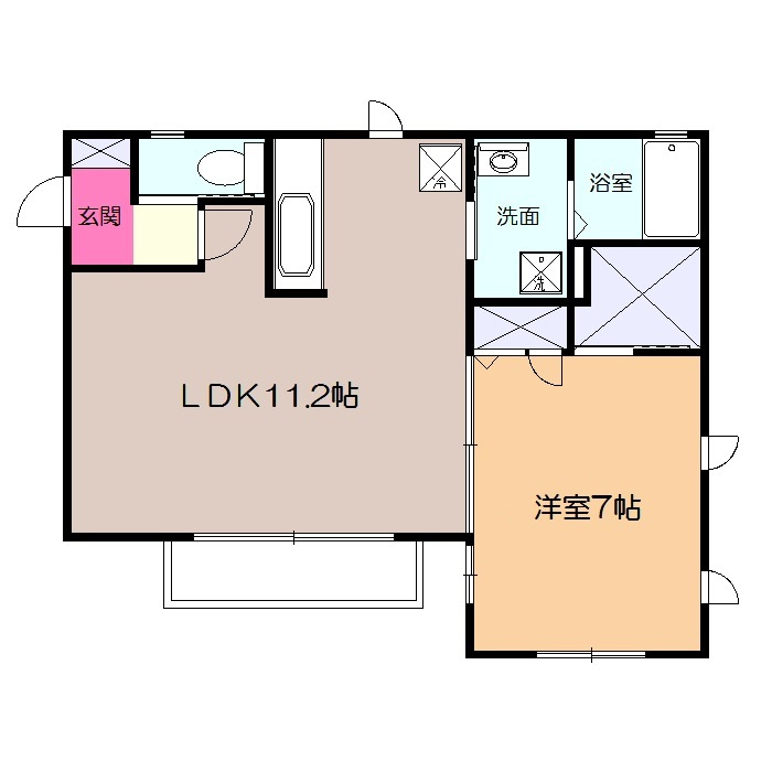 ソレアード新横浜の間取り
