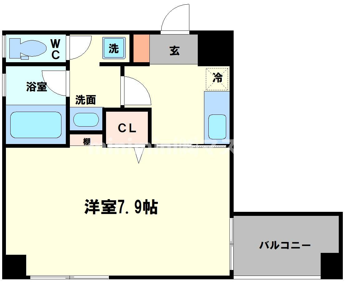 F.CROSS EBISUの間取り
