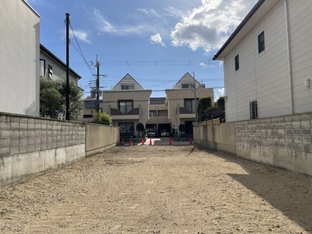 芦屋市竹園町の展望|敷地内北側から南側に向けて撮った写真です　