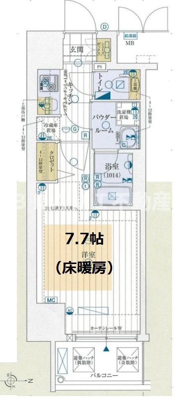 レジュールアッシュ大阪城WEST BRAVI不動産の間取り|【レジュールアッシュ大阪城WEST】