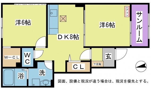 【間取り】 | マーヴェラス・Ⅰ | マーヴェラス・Ⅰ　102号室