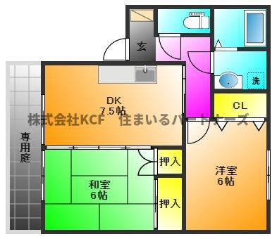ヴィラ小森野の間取り