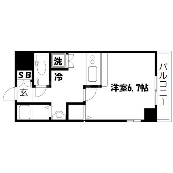 【間取り】 | ジュネーゼグラン南堀江