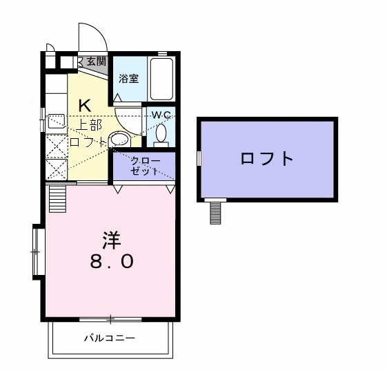 サンハイツ長者ヶ台Ｂ棟の間取り