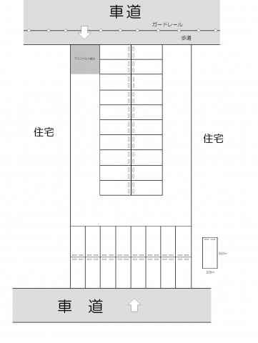 吉村パーキングの区画図|駐車場区画図_全３６区画