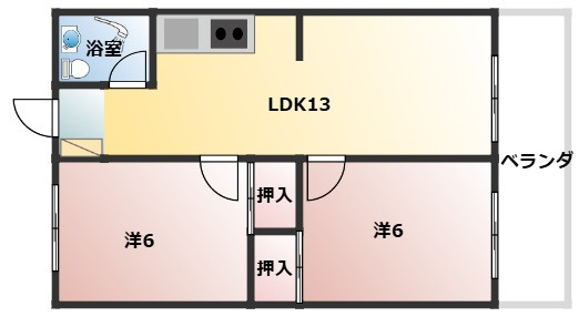 【間取り】 | あらぐすくマンション
