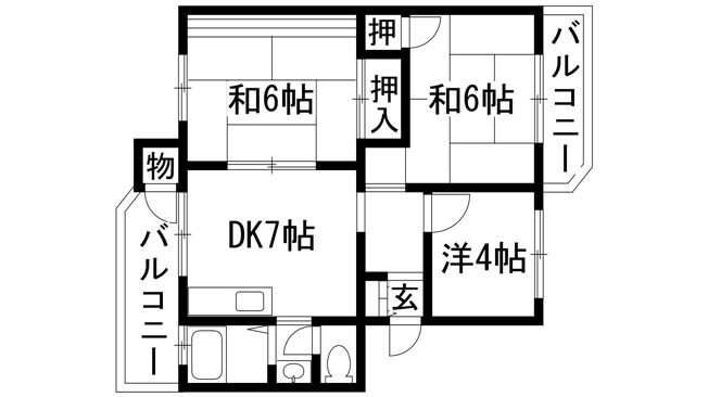 【間取り】 | 宝塚安倉1号棟