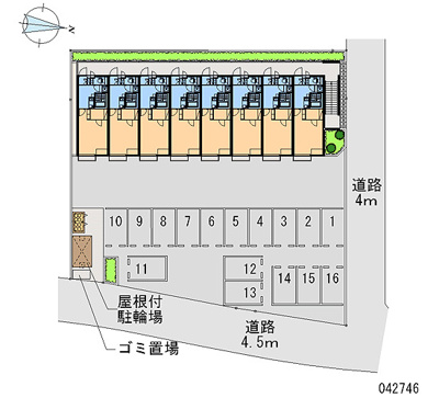 【区画図】 | レオネクスト大和Ⅱ
