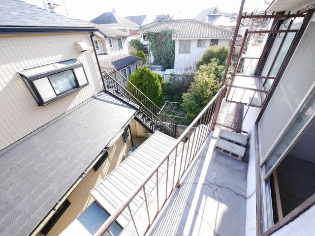 離宮前町のバルコニー