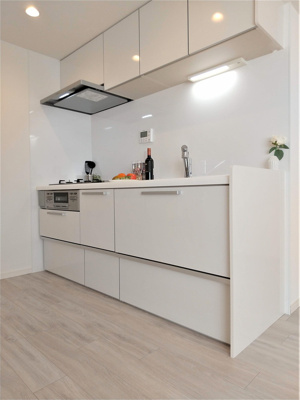 【キッチン】 | 星和門前仲町ハイツ | コンパクトなキッチンで掃除もラクラク