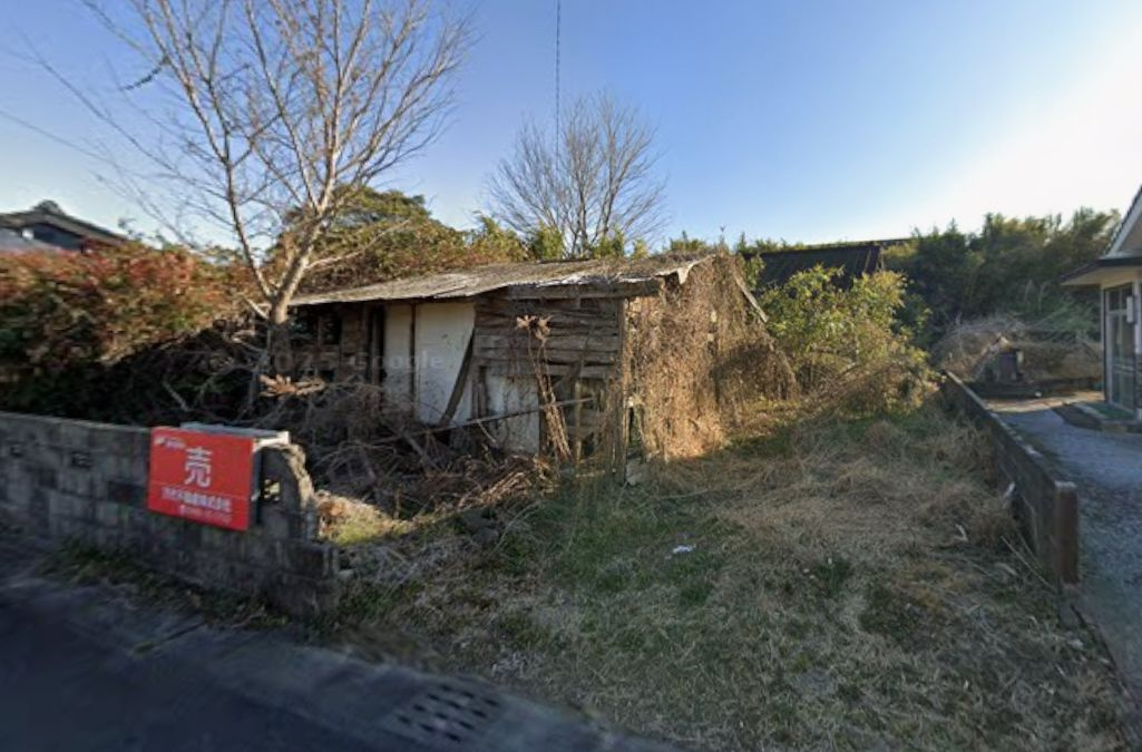都城市大岩田町の売地の外観