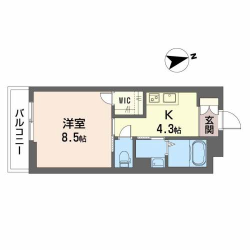 【間取り】 | シャーメゾン　オーク八戸ノ里