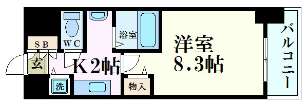 【間取り】 | ララプレイスOSAKA WEST PRIME