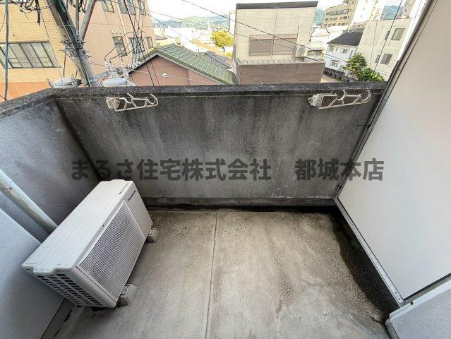 MJ上町第二のバルコニー