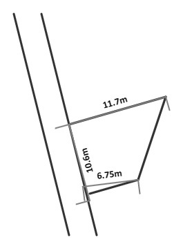 長栄寺町売土地の土地図