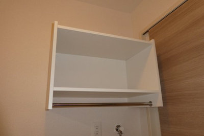 【洗面所】 | ルナⅢ | 洗濯機上棚