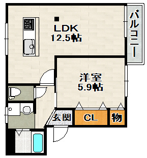 バーゴラウンドハイツの間取り