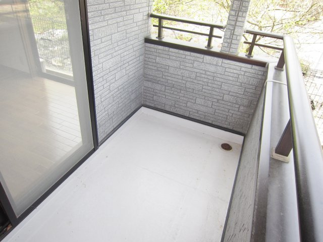 レジデンスせせらぎのバルコニー