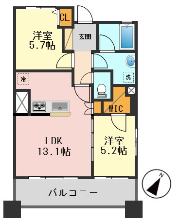 リーフコンフォート新小岩の間取り