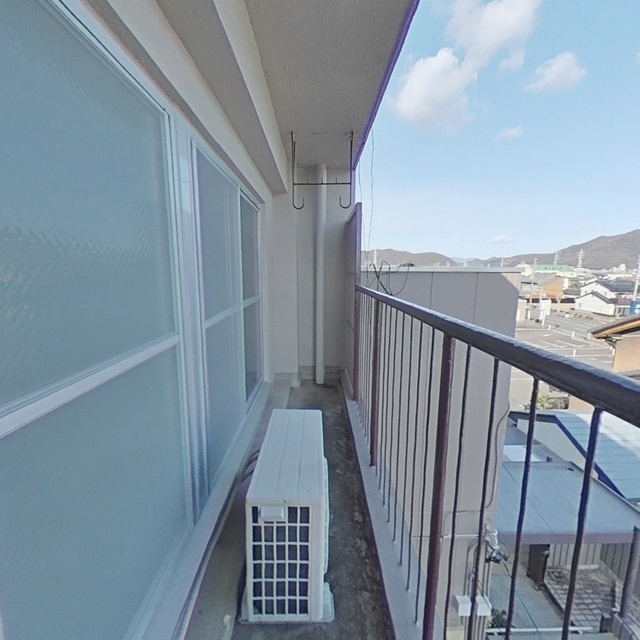 オークラパークマンションのバルコニー