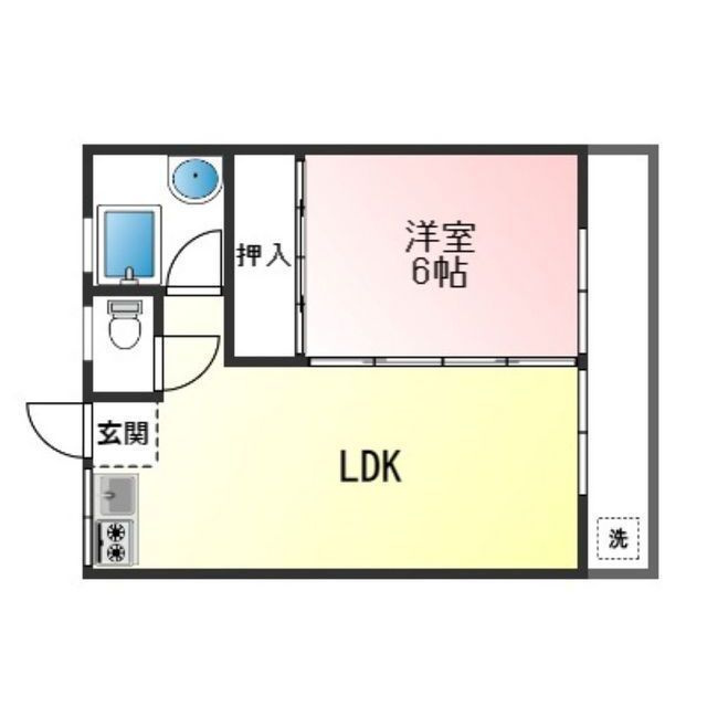 オークラパークマンション(取引中止のため貸止）の間取り